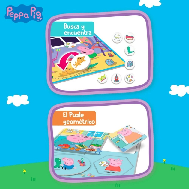 Edukacinis žaidimas Peppa Pig Edu Games Collection 24,5 x 0,2 x 24,5 cm (6 vnt.) 10 viename