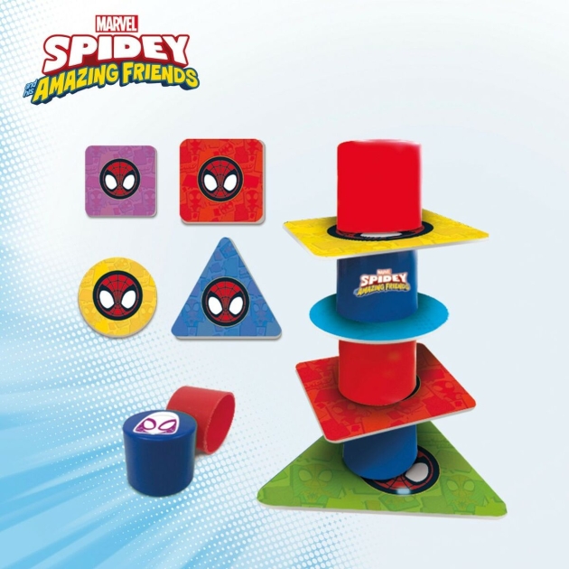 Edukacinis žaidimas Spidey 24,5 x 0,2 x 24,5 cm (6 vnt.) 10 viename