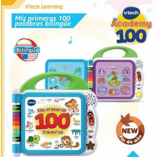 Interaktyvi knyga vaikams Vtech Mis primeras 100 palabras
