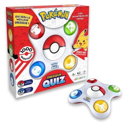 Klausimų ir atsakymų rinkinys Pokémon Bandai Trainer Quiz Elektrinis Interaktyvas (Prancūzų)