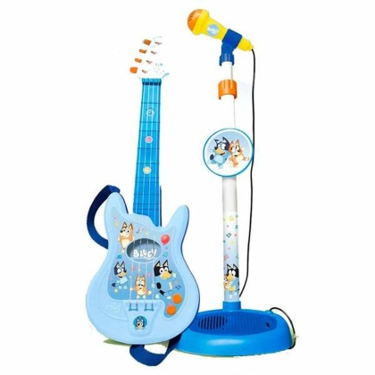 Kūdikių gitara Bluey Reguliuojamas Mikrofonas 60 x 30 x 17 mm