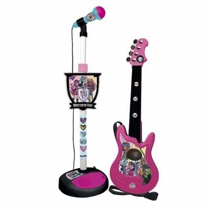 Kūdikių gitara Monster High Karaokė mikrofonu