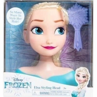Lėlė kirpyklai Frozen Princess Elsa Styling Head 20 cm