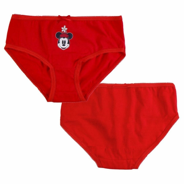 Mergaičių apatinių pakuotė Minnie Mouse 5 vnt. Spalvotas