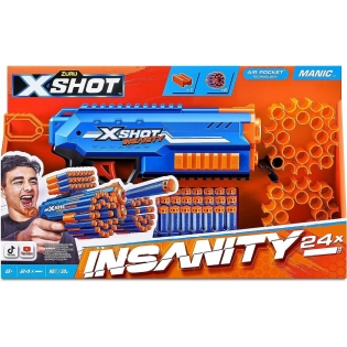 Minkštų strėlyčių šautuvas X Shot Insanity Manic