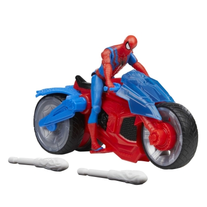 Motociklas Spider-Man 4 Dalys 16 cm