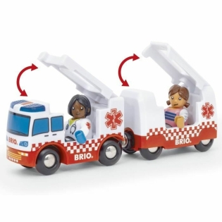 Playset Brio Rescue Ambulance 4 Dalys