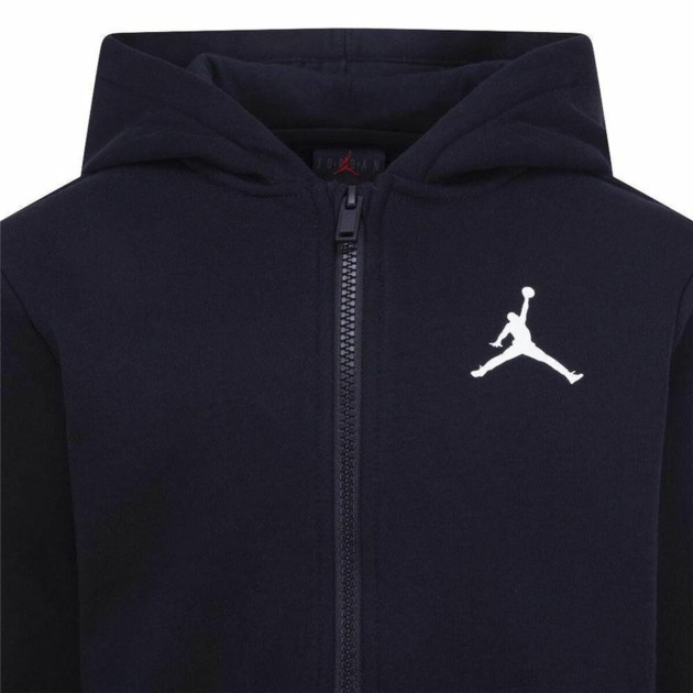 Sportinė apranga kūdikiui Jordan Essentials Fleeze Box Juoda Raudona