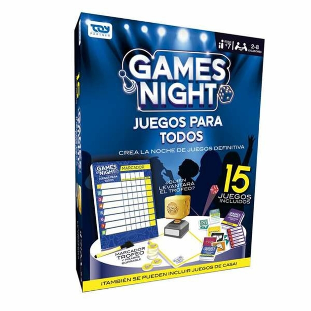 Stalo žaidimas Games Night Jocs Per A Tots CAT