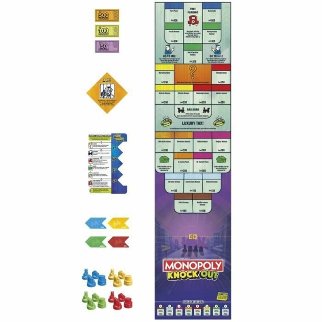 Stalo žaidimas Monopoly Knock out (FR)