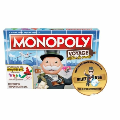 Stalo žaidimas Monopoly Voyage Autour du monde (FR)