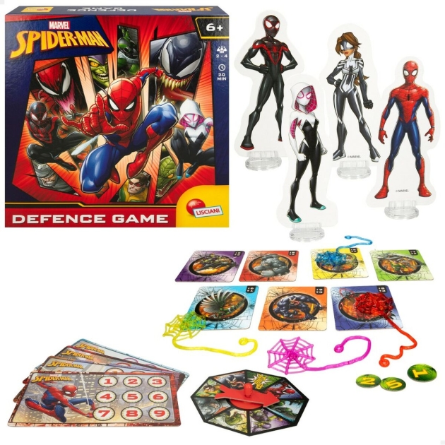 Stalo žaidimas Spider Man Defence Game (6 vnt.)