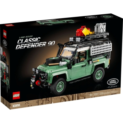 Statybos rinkinys Lego Classic Defender 90 Land Rover 10317 2336 Dalys Juoda