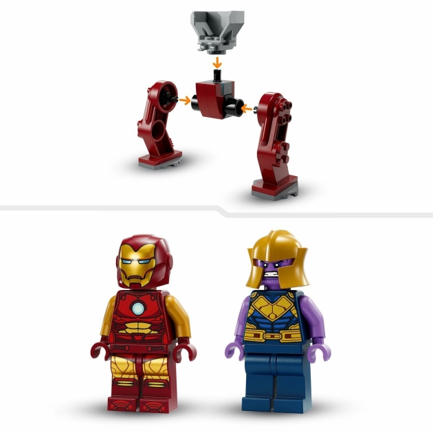 Statybos rinkinys Lego Super Heroes Hulkbuster de Iron Man vs. Thanos