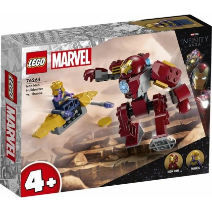 Statybos rinkinys Lego 	Super Heroes Hulkbuster de Iron Man vs. Thanos