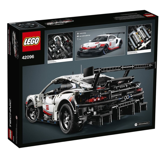 Statybos rinkinys Lego Technic 42096 Porsche 911 RSR Spalvotas