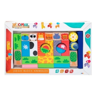 Statymo blokų Žaidimas Woomax gyvūnai (32 pcs)