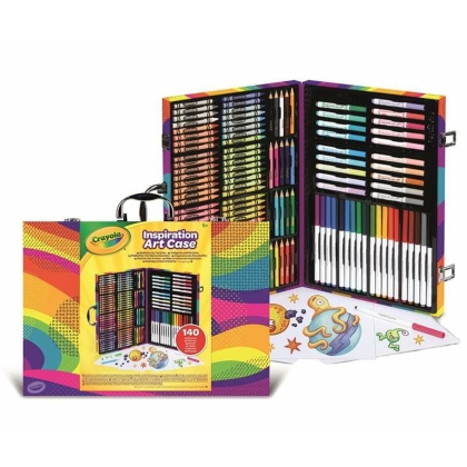 Tapybos rinkinys Crayola Rainbow 140 Dalys