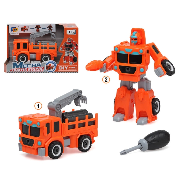 Transformuojamas super robotas Oranžinė