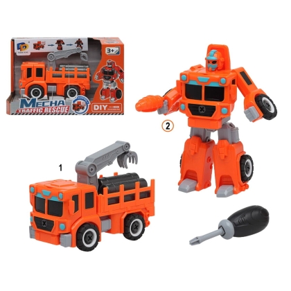 Transformuojamas super robotas Oranžinė