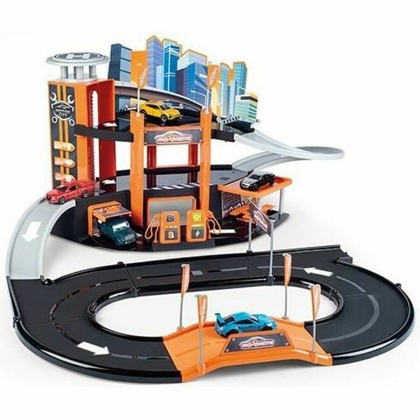 Transporto priemonių žaidimo rinkinys Majorette Garage Motor City Plus