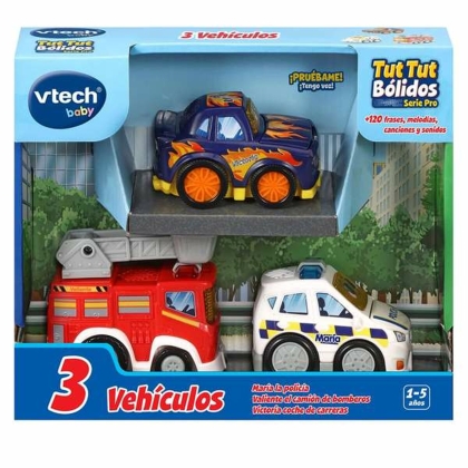 Transporto priemonių žaidimo rinkinys Vtech 8 x 9 x 5,5 cm 3 Dalys