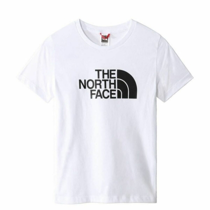 Vaikiška Marškinėliai su trumpomis rankovėmis The North Face Easy Balta