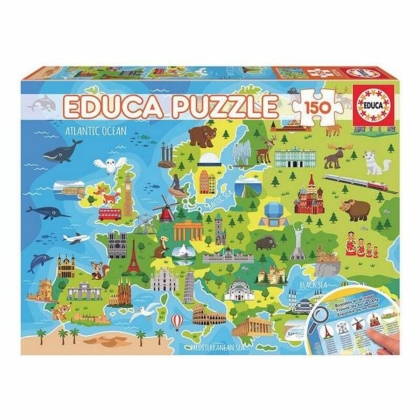 Vaikiška puzlė Europe Map Educa (150 pcs)