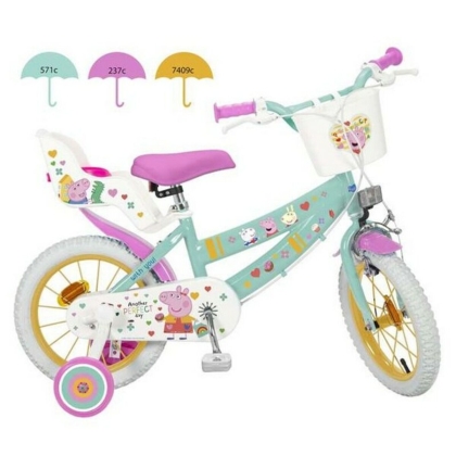 Vaikiškas dviratis Peppa Pig 12" 12"