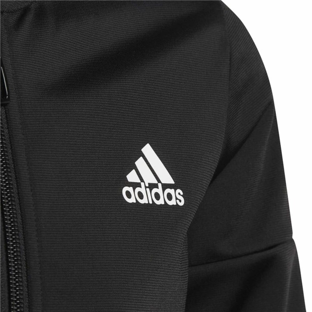 Vaikiškas sportinis kostiumas Adidas Aeroready 3 Stripes Juoda