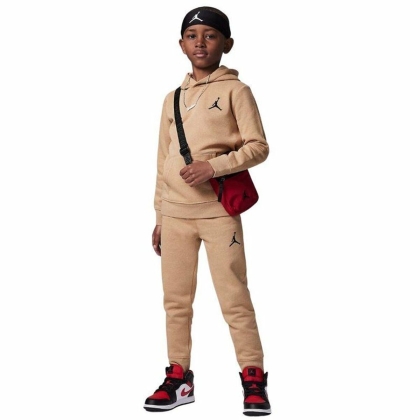 Vaikiškas sportinis kostiumas Jordan Essentials Flc Po Ruda