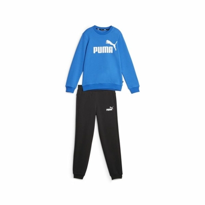 Vaikiškas sportinis kostiumas Puma No.1 Logo Mėlyna Juoda