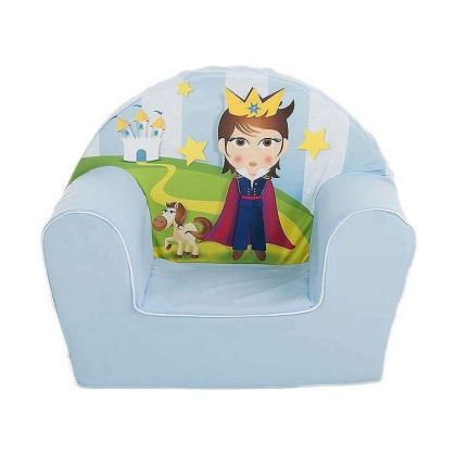 Vaiko fotelis Mėlyna Princas 44 x 34 x 53 cm