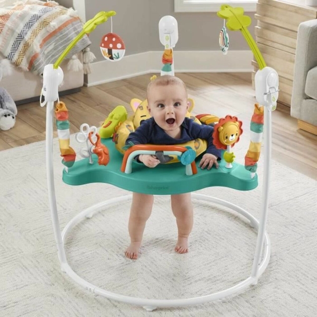 Veiklos centras Fisher Price Jumperoo Leopard