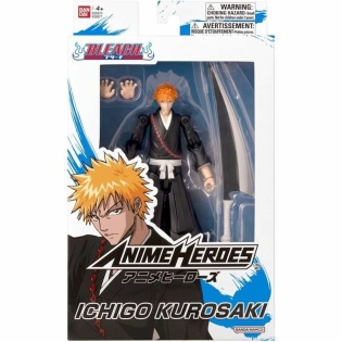 Veiklos rodikliai Bandai Bleach – Anime Heroes: Ichigo Kurosaki 17 cm