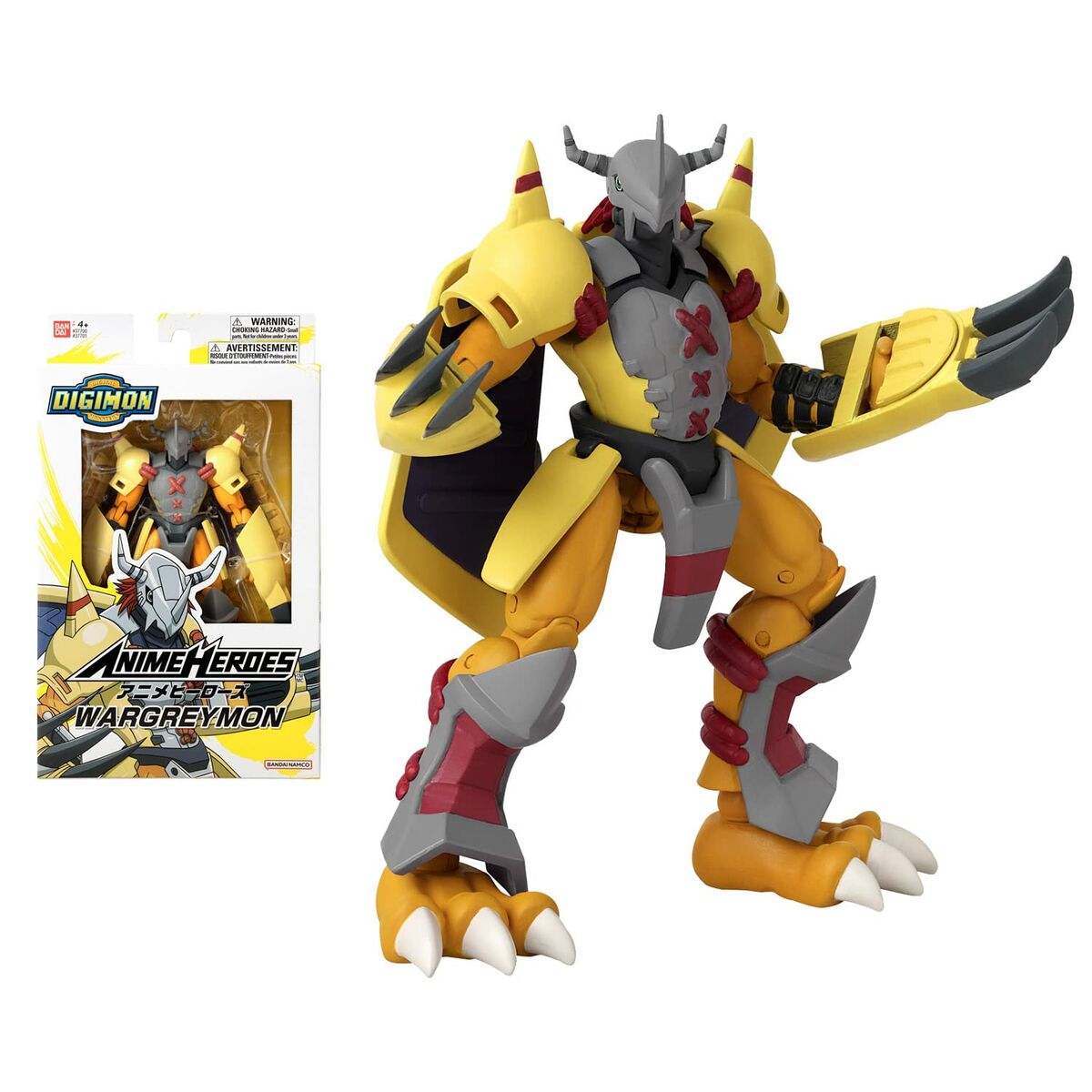 Veiklos rodikliai Digimon Wargreymon 17 cm Veiklos rodikliai Digimon Wargreymon 17 cm