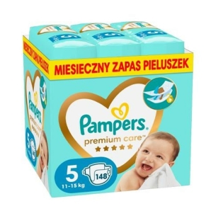 Vienkartinės sauskelnės Pampers 5 (148 vnt.)