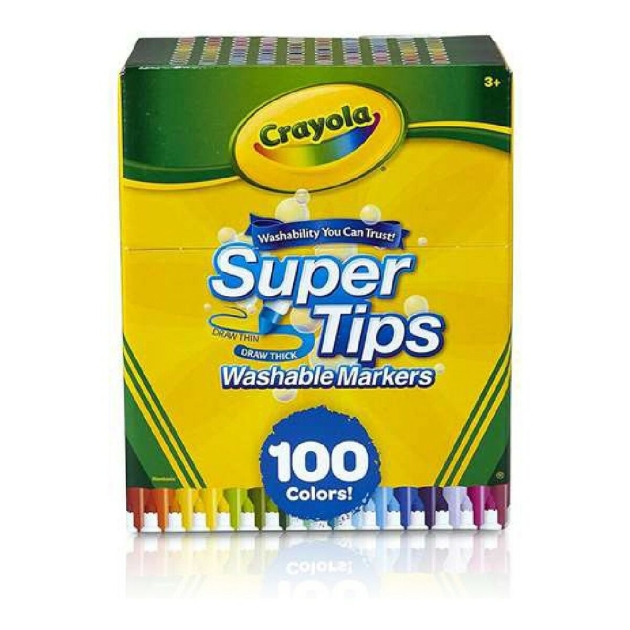 Žymeklių rinkinys Super Tips Crayola 58 5100 (100 uds)