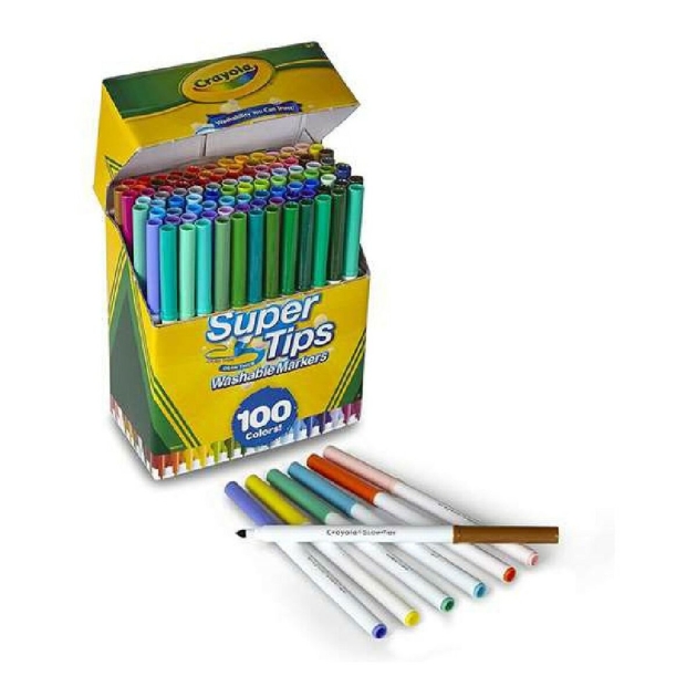 Žymeklių rinkinys Super Tips Crayola 58 5100 (100 uds)