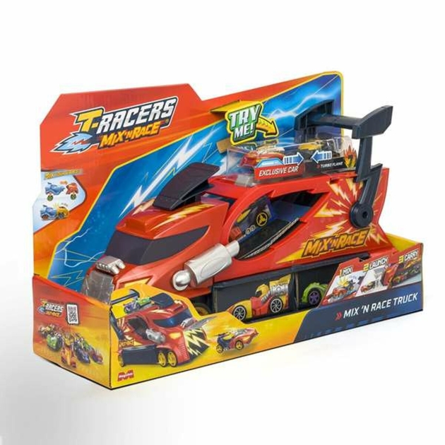 Automobilius vežantis sunkvežimis Magicbox Thunder Truck T Racers Mix ‘n Race 23 x 35 x 12 cm