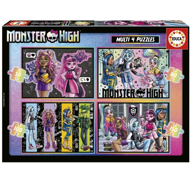 Dėlionė Educa Monster High Multipuzzle