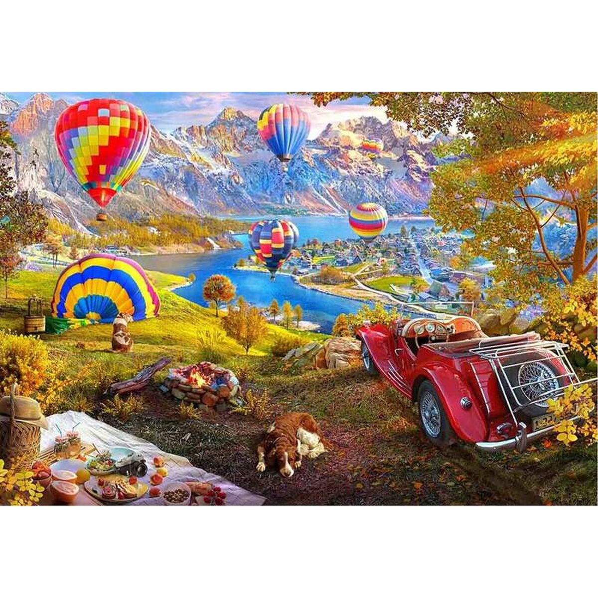 Dėlionė Educa The Valley of Hot Air Balloons 3000 Dalys Dėlionė Educa The Valley of Hot Air Balloons 3000 Dalys
