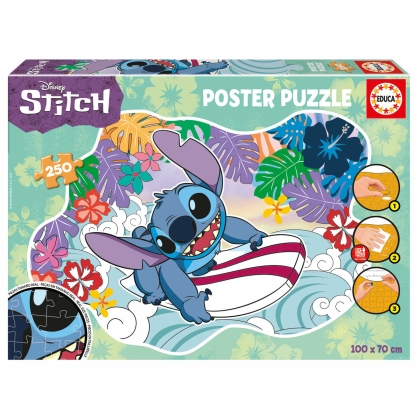 Dėlionė Stitch Poster 250 Dalys