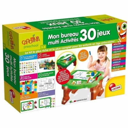 Edukacinis žaidimas Lisciani Giochi Carotina educational desk 30 fun learning games (FR)