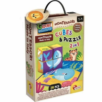 Edukacinis žaidimas Lisciani Giochi Cubes  Puzzle
