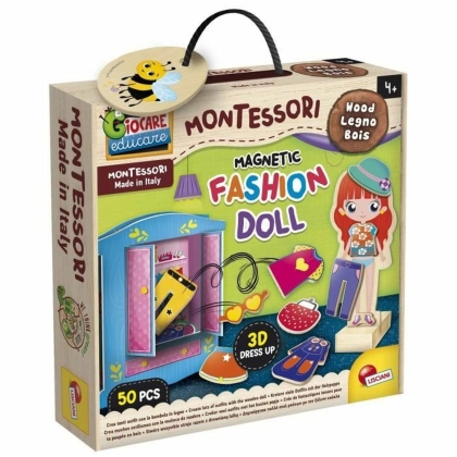 Edukacinis žaidimas Lisciani Giochi Magnetic Fashion Doll (FR)