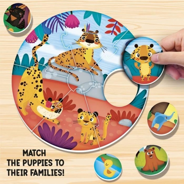 Edukacinis žaidimas Lisciani Giochi Montessori Baby Round Puppies (FR)