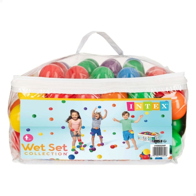 Kamuoliai Intex FUN BALLZ 100 Dalys 6,5 x 6,5 x 6,5 cm (6 vnt.)