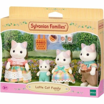 Lėlių namo priedai Sylvanian Families 5738 Latte Cat Family