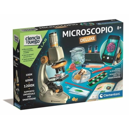 Mikroskopas Clementoni Smart Deluxe Vaikiškas 45 x 37 x 7 cm